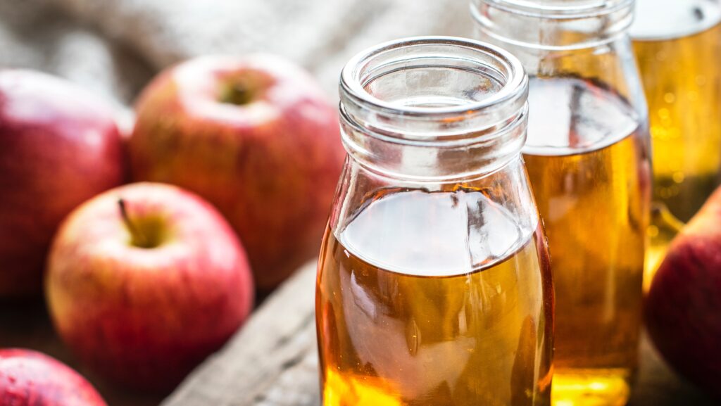 A bottle of Cider Vinegar