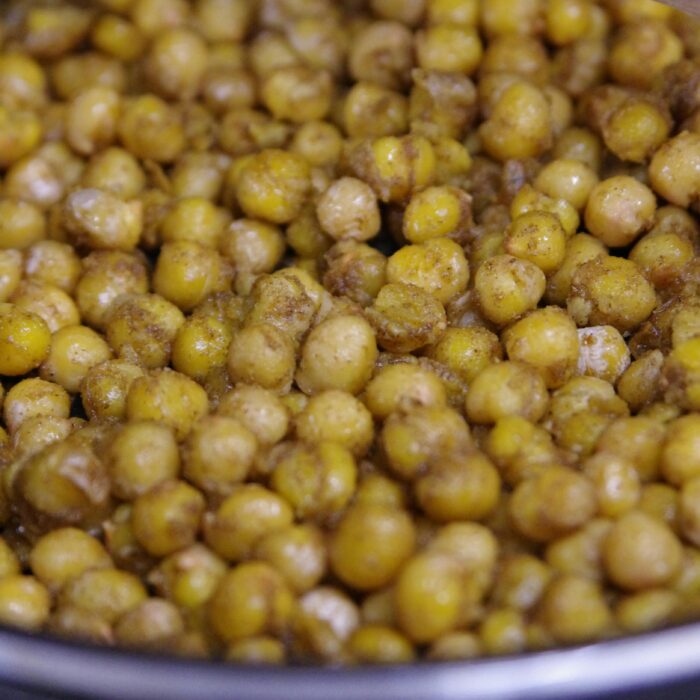 Close up of chickpeas