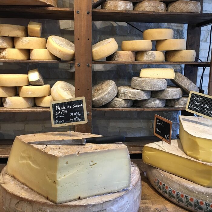 A shop full of cheese