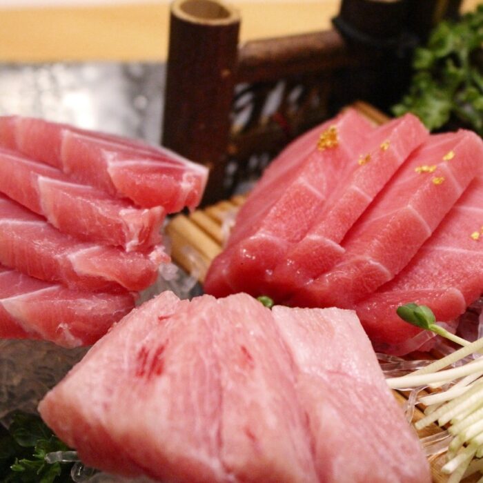 Sliced tuna