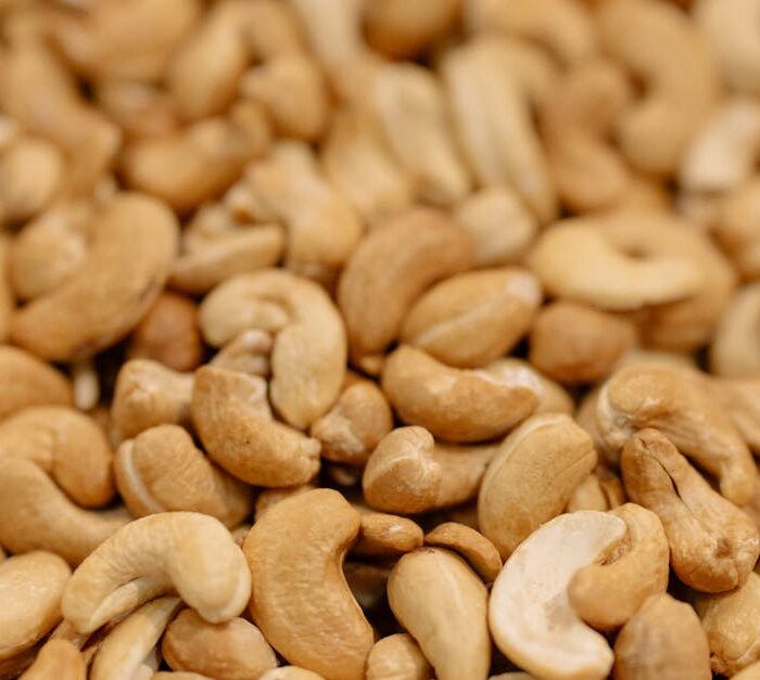 A Close-up Shot of Cashew Nuts