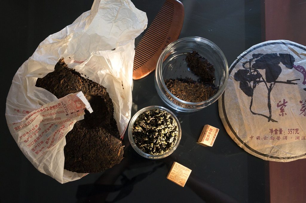 u'er tea, Green tea, Chinese tea, Rostov-on-Don, Russia.jpg